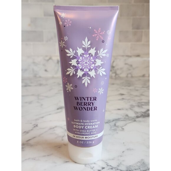 Bath & Body Works Winter Berry Wonder Ultimate Hydration Body Cream Shea Butter - Picture 1 of 2